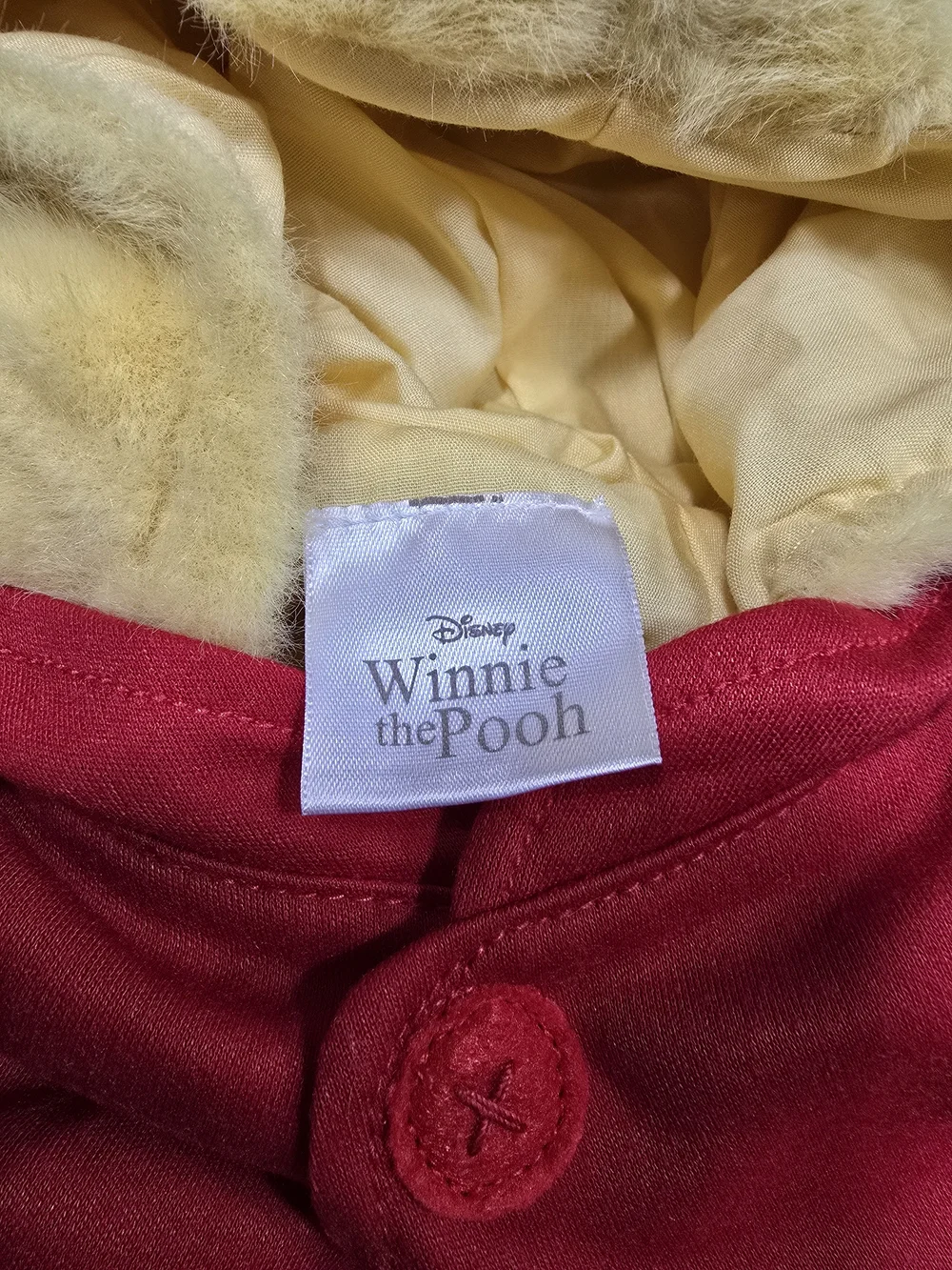 Pottery Barn Winnie the Pooh Infant Costume Romper with Red Top.  New With Tags - Picture 4 of 6